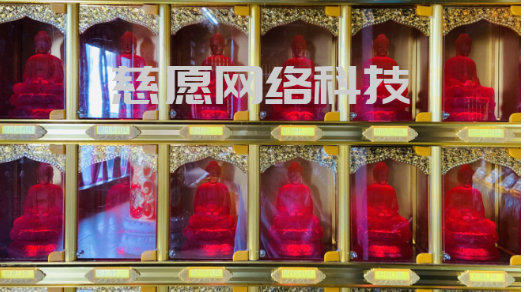 案例|醴陵青云禪寺萬佛墻由廈門慈愿智能光明燈系統負責承建